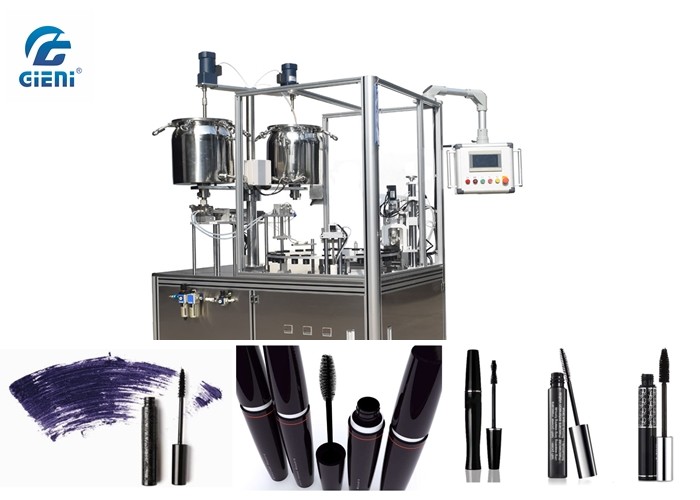15L Material Tank Mascara Filling Machine Heating Function With 24~30pcs/Min Capacity