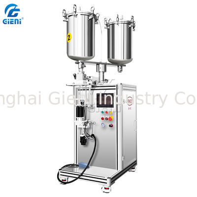 Viscosity Cosmetic Lip Gloss Filling Machine Servo Motor Driven Lifting