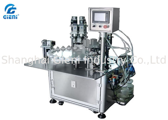 Rotary Vacuum Liquid Cosmetic Filling Machine For Nail Polish And Perfume