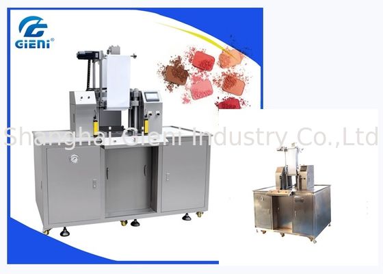 Full Hydraulic Type Cosmetic Powder Press Machine For Bottom Up Blusher