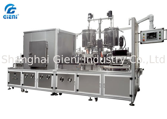 20L Double Tank Lipstick Filling Machine Cooling Tunnel 14kw Power