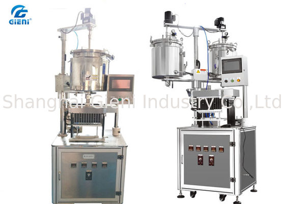 Lipstick / Lipgloss Filling Machine With Glitter Powder , 72~120 Pieces Capacity