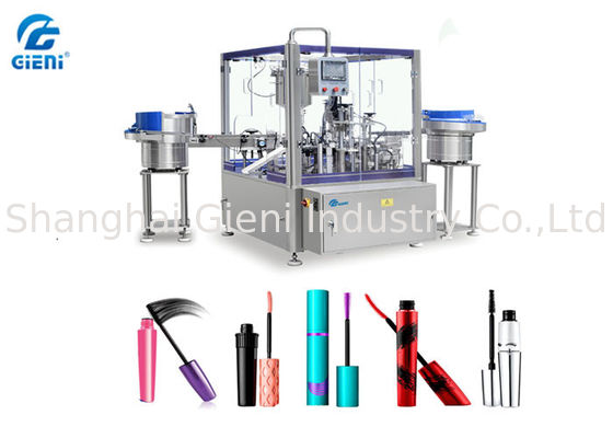 Rotary Type Automatic Cosmetic Filling Machine PLC Control 1-30ml Capacity