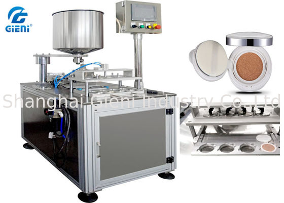 Four Nozzles Cosmetic Filling Machine SUS304 For Air Cushion / CC Cream