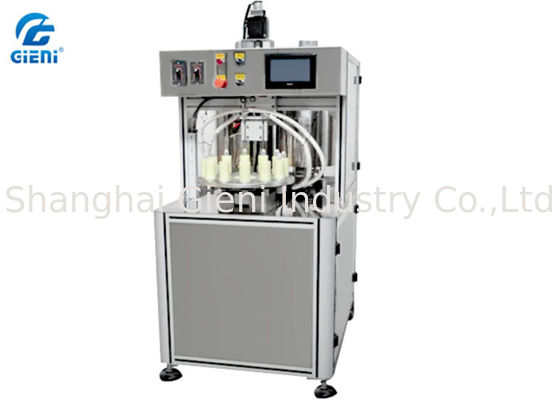 Multi - Colors Spiral Lip Gloss Filling Machine with Double Layer Tank
