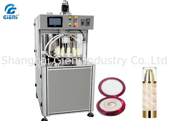 4 Colors Spiral Cosmetic Filling Equipment PLC Control For Eye Cream