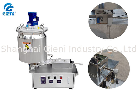 Single Nozzle Lipstick Filling Machine / Stainless Steel Piston Type Filler