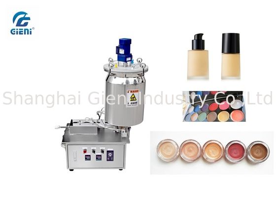 Stainless Steel Formed Cosmetic Filling Machine 10L-50L With Dual Layer