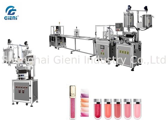 High Speed Automatic Cosmetic Filling Machine For Lip Oil With Touch Screen