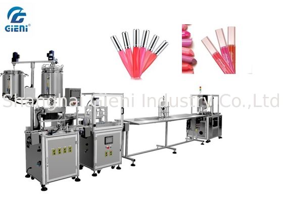 Static Filling Model Lip Oil Filling Machine 60~84pcs/Min For Different Containers