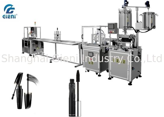 SS 304 Cosmetic Filling Equipment With Feeder And Capper , Semi Auto Filling Machine