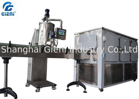 Gear Pump Eyeliner Cream Lipstick Filling Machine with Cooling Tunnel