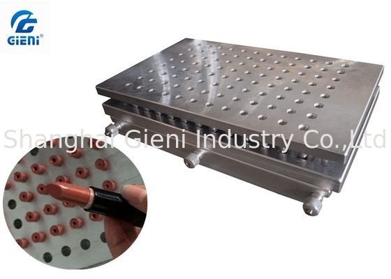 Aluminium 96 Cavities Manual Metal Lipstick Mold For Color Cosmetic Filling Machine