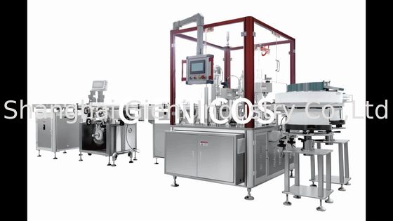 Air Pressure 0.4-0.6MPa Nail Polish Filling Equipment with Capping and Labeling function