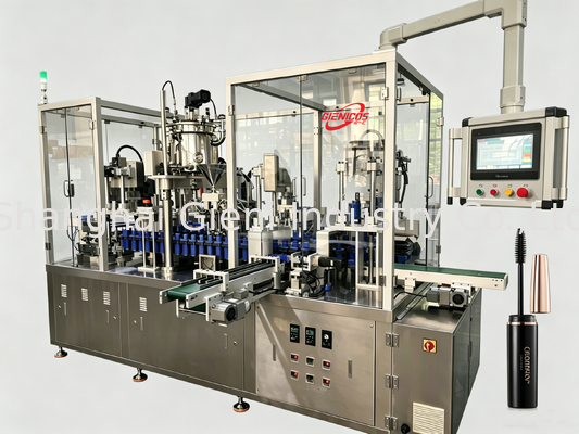 JQH-02 High Speed Lipgloss Filler & Capper | 80 PCS/MIN Rotary System | Cosmetic Packaging Machinery