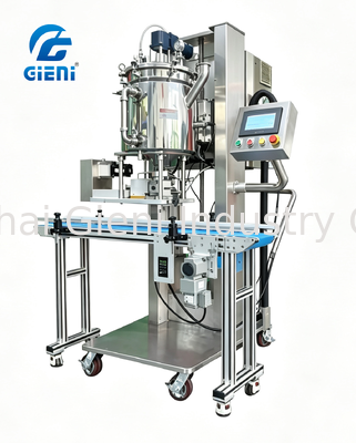 Custom Volume Hot Filling Machine with Tank Lift Technology and Interchangeable Pistons for Cosmetic Filling