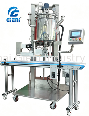 Reliable Hot Filling Machine with Tank Lift Technology, Mitsubishi Servo Drives, and SUS316L Stainless Steel