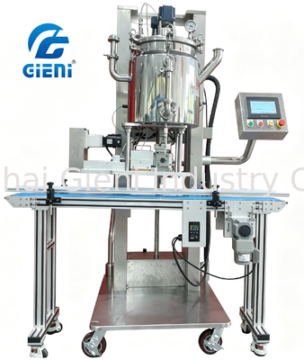 Sanitary Hot Filling Machine with SUS316L Stainless Steel Tank Lift Up Down and Full Path Heating for Cosmetic Filling