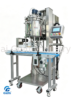 Deodorant Stick Hot Filling Machine with Tank Lift Technology and Servo Driven Precision for Full Heat Management