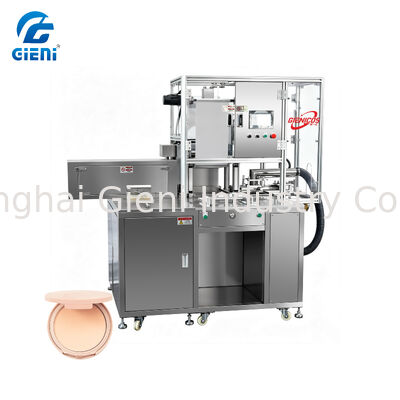 C-22 Custom Embossed Patterns Powder Pressing Machine with Hydraulic + Servo Pressing and 10 Tons Maximum Pressure