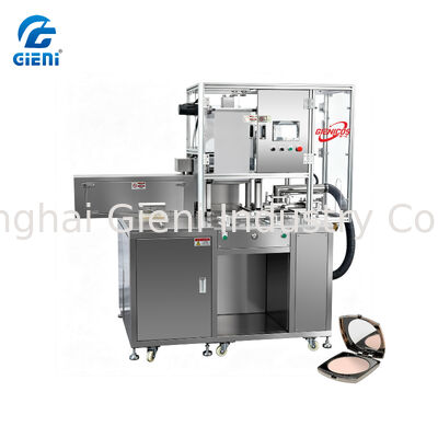 C-8 15 Holes Eyeshadow Powder Pressing Machine with 8 Tons Maximum Pressure and Semi Automatic Operation