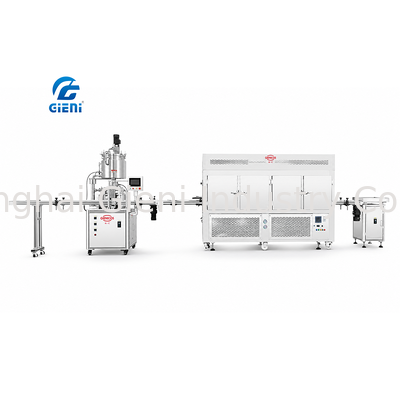 JYF Single Nozzle Filling Production Line Double Layer Heating Tank for Body Butter
