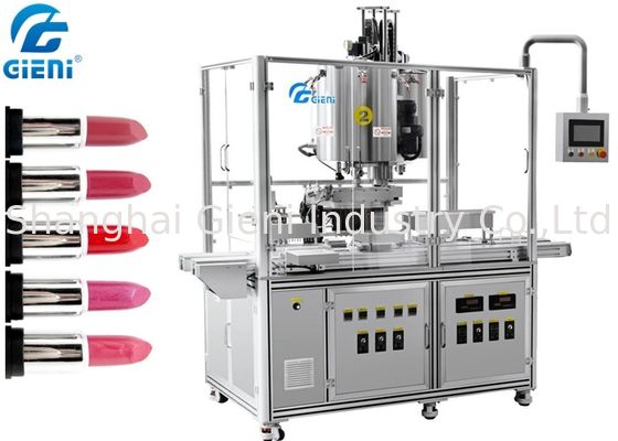 10 Nozzles Automatic Silicone Mold Lipstick Making Machine With Heating Tanks
