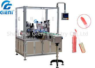 Liquid Paste Material Cosmetic Filling Machine For Lip Gloss 1 - 100ml Filling Volume