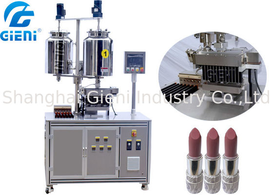 20L Double Heating Tank Cosmetic Filling Machine With Twelve Nozzles