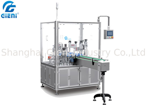 Auto Liquid Paste Material Cosmetic Filling Machine With Stable Can Construction