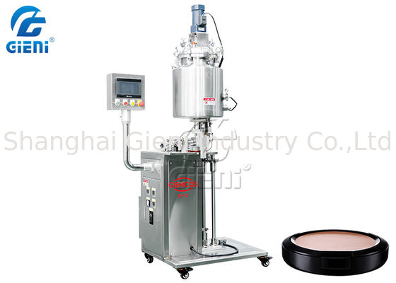 Piston Filler Tank Lifting Cosmetic Powder Press Machine