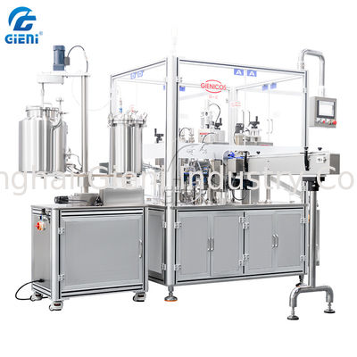 60pcs/Min Full Automatic Rotary Type Lip Gloss Tube Filling Machine