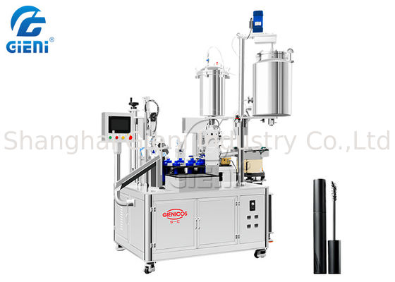 High Speed Stainless Steel Mascara Filling Machine Average 84 Pieces Per Minute