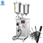 Dual Nozzle Lip Gloss Filling Machine Stainless Steel 20L