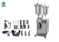 Stainless Steel Tank Mascara Filling Machine 14kw Power With Two Nozzles
