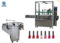 Small Dose Automatic Nail Polish Filling Equipment 2 Nozzles With Turn Table