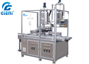 Automatic 12 Nozzles Cosemtic Filling Machine For Lipstick With Color Cover