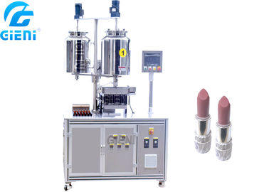 Water Drop Sharpe Lipstick Filling Machine Metal 12 Nozzles Mold AC 220V