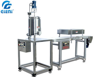 SUS304 Manual Type Metal Mould Lip Balm Production Line With Remelting Conveyor