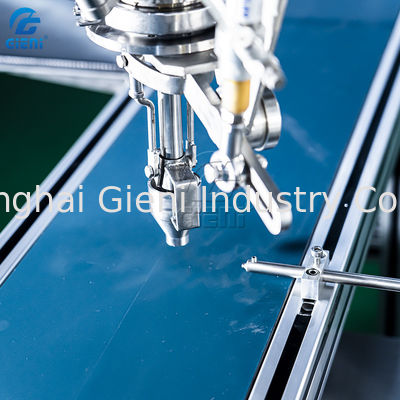900pcs/H PLC Control Cosmetic Loose Powder Filling Machine With 25L Hopper