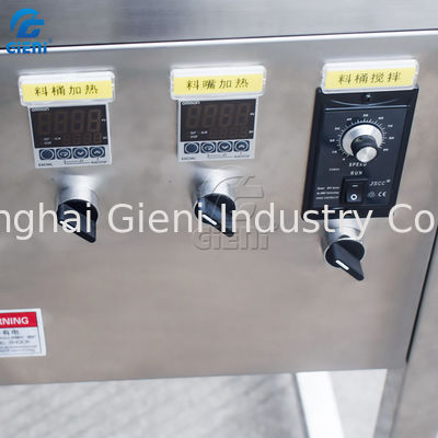 Hand Manual Type Lip Balm Pouring Machine With 20L Heating Stirring Tank