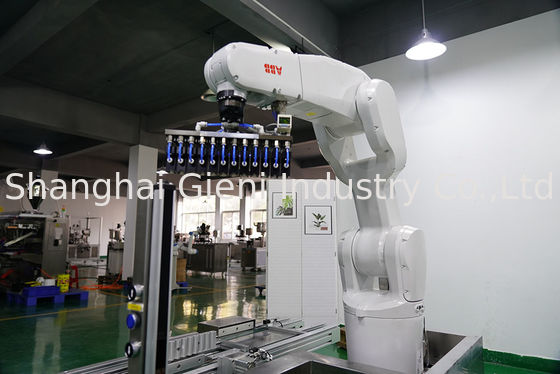 ABB Robot Full Automatic Lip Gloss Mascara Filling Capping Machine Production Line