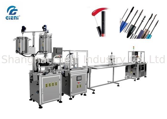 Glitter Material Lip Gloss Filling Machine With Servo Capping System