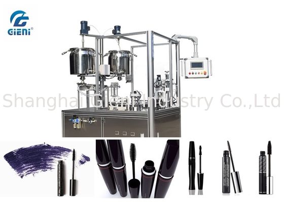 15L Material Tank Mascara Filling Machine Heating Function With 24~30pcs/Min Capacity