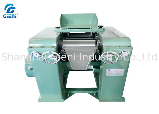 High Viscosity Cosmetic Pigment Grinding Mills , Triple Roller Mill With Dust Cover