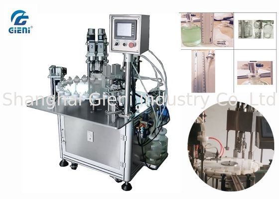 High Output Nail Polish Making Machine With Two Nozzles And Capping Machine