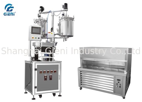 12 Nozzles Lip Balm Filling Machine With Double Compressor Freezing Platform