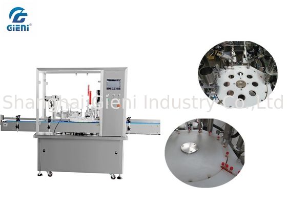 Servo Motor Pneumatic Nail Polish Making Machine With Automatic Capper