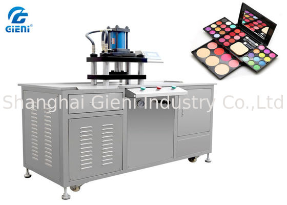 Oil Hydraulic Type Cosmetic Powder Press Machine With Up Bottom Type