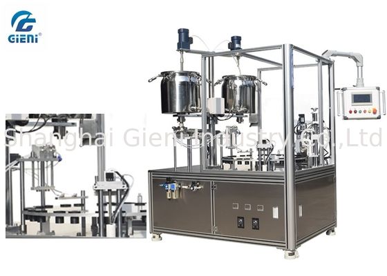 Manually Feeding Container Cosmetic Filling Equipment With Capper
